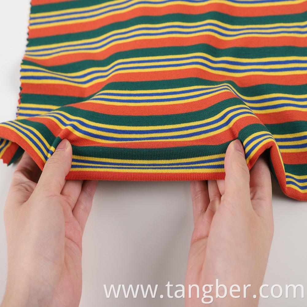 yarn dyed stripe fabric